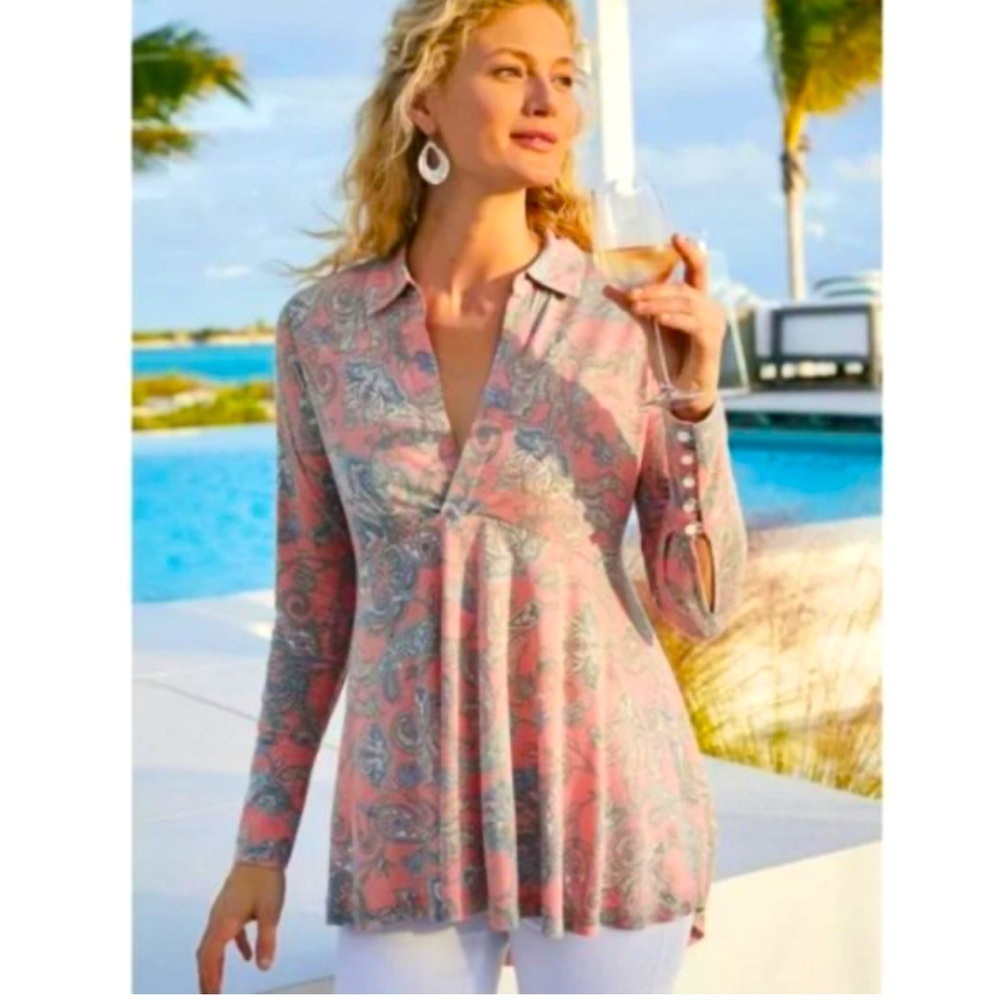 Sundance Philippa Paisley Pullover Top